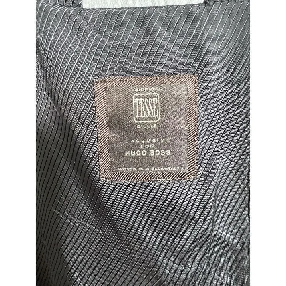 Lanificio Tesse Biella Exclusive For HUGO BOSS Men's Sports Coat Navy Size 40R